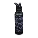 Купить Klean kanteen 1008927 Classic Бутылка из нержавеющей стали 800ml Спорт крышка Черный Black Camo 7ft.ru в интернет магазине Семь Футов