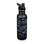 Klean kanteen 1008927 Classic Бутылка из нержавеющей стали 800ml Спорт крышка Черный Black Camo