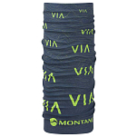 Montane HVCHINARO12-OneSize Шарф-хомут Via Chief Голубой  Narwhal Blue