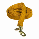 Купить Kentucky 42643-44-120 бархат 15 mm Поводок  Mustard 120 cm 7ft.ru в интернет магазине Семь Футов