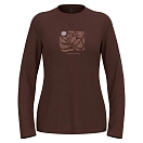 Купить Odlo 554621-30910-xl Базовый слой с длинным рукавом Merino 200 Nature Fudge 30x25x2 7ft.ru в интернет магазине Семь Футов