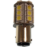 Goldenship GS10537 10-30V 5.2W BAY15D 24 SMD 5050 Холодная светодиодная лампа Серебристый Grey