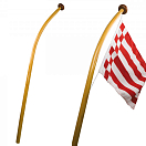 FLAG Изогнутые флагштоки / Длина: 1500 мм