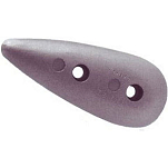 Martyr anodes CMT-21 Zinc Рыба Гранде Анод Серебристый
