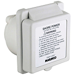 Marinco 301EL-BXPK Square Plug 16 A/230V Белая  White
