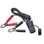 Sea-dog line 354-4264501 Розетка с батареей Clips 12V Черный