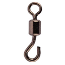 Купить Mustad DLT03-4-10 Open Eye Rolling Вертлюги  Black Nickel 4 7ft.ru в интернет магазине Семь Футов