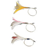 Estanfish 7426994350267 Tuna Crystal Перо Троллинга 140 mm Белая White Pink Stripped