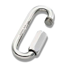 Купить Peguet 413227 Shackle Express Большое открытие Серебристый Stainless Steel 10 mm 7ft.ru в интернет магазине Семь Футов