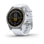 Garmin 010-02803-21 Часы Epix Pro 47 Sapphire Серебристый Titanium / Whitestone
