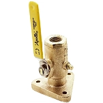 Apollo 37-7811901 Sea Flange клапан Золотистый  Bronze 31.7 mm