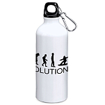Kruskis MD4049S101S126 Evolution Snowboard 800ml Алюминиевая бутылка Белая White