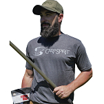 Carp spirit 34CSACS680068 Футболка с коротким рукавом CS Серый Charcoal XL
