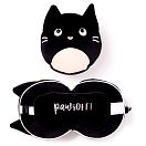 Купить Puckator 5055071754104 Feline Fine Дорожная подушка Resteazz Cat Черный Multicolour 7ft.ru в интернет магазине Семь Футов