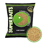 Superbaits 13047 Secret Карп 1kg Прикормка Бежевый Green