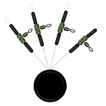 Colmic GHS50171S пробки Diamond Impressed Green Bead Stick  Black / Dark Green S