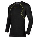 Купить La sportiva ZASB002K00Y00.S Базовый слой с длинным рукавом Wool40 Aero Черный Black / Yellow S 7ft.ru в интернет магазине Семь Футов
