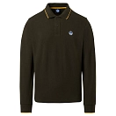 Купить North sails 692454-0440-L Поло с длинным рукавомным рукавом Basic Зеленый Forest Green L 7ft.ru в интернет магазине Семь Футов