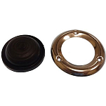 Goldenship GS63093 Фланец с резиновой крышкой Серебристый Black