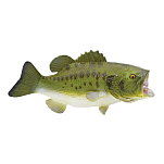 Safari ltd S265629 Large Mouth Bass Фигура Зеленый  Green From 3 Years 