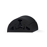 Tessilmare 6566123 Bino 2 m Рельс из ПВХ Черный  Black 90 mm 