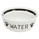 Купить Trixie 24485 миска 250ml  White / Black 7ft.ru в интернет магазине Семь Футов