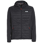 Slam A107003S00-W060-XL Флисовая на молнии Active Hood Hybrid Черный Graphite XL