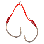 Mustad A-Assist3-5/0-2A Ruthless Slow Fall Double Вспомогательный крючок Titan Steel 5/0