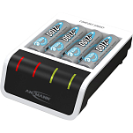 Ansmann 1001-0092-01 Comfort Smart 4 AA Mignon 2100mAh Зарядное Устройство Для Аккумуляторов Белая Black / White