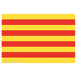 Флаг Каталонии гостевой Adria Bandiere 85B61 20x30см