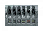 BLUE SEA 4306 Всепогодные панели предохранителей с предохранителем ATO / 6 секций