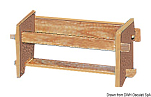 Teak stereo cassettes rack 71.605.30