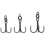 Westin T111-007-065 тройной крючок Rigged Seatrout  Black 6