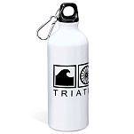 Kruskis MD4049S101K212 Triathlon 800ml Алюминиевая бутылка Бесцветный White