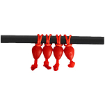 Colmic DACR02 Соединитель Dacron  Red 4 x 6 mm