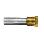 Цинковый анод Tecnoseal 01317T Ø16x50мм стержневой с заглушкой 1/2''GAS для лодочных двигателей Yanmar