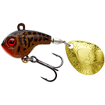 Воблер для рыбалки Westin DropBite Spin Tail Jig P189-643-034 Motoroil Burbot 34мм 17гр погружение от 1м из цинка и углеродистой стали
