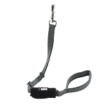I-dog I26GREY Confort Auto Поводок Черный  Grey 100 cm