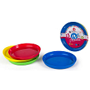 Купить Generico 936009 Pack 4 Цвета пластиковой посуды 18 См Бесцветный Multicolor 7ft.ru в интернет магазине Семь Футов