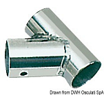 Соединение T-образное наклонное для релинга 60° 25 мм, Osculati 41.134.23
