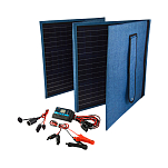 Панель солнечная портативная монокристаллическая Libhof SPF-4200 2200х550х5мм 200Вт 18В синий/черный