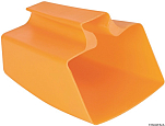 Черпак из полиэтилена оранжевый 180 x 140 x 110 мм не боится высоких/низких температур, Osculati 15.801.05