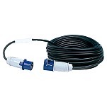 Talamex 14504030 Расширение CEE Cable 25 m Черный Black