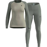 Odlo 196702-11001-m Комплект термобелья с длинным рукавом Active Warm Eco Shadow / Agate Gray 25x15x10