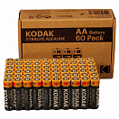 Купить Kodak 30422636 XTRALIFE AA Щелочная батарея 60 единицы измерения Черный Multicolour 7ft.ru в интернет магазине Семь Футов