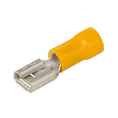 SEATEC Лопаточный разъем «мама» / желтый / 4,0–6,0 мм² / упаковка из 50 шт.