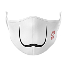Купить Otso FM-MW20-ULXL Moustache Маска для лица Белая  White L-XL 7ft.ru в интернет магазине Семь Футов
