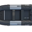Лодка ПВХ Heavy Duty 430 AL Badger (Цвет-Лодка Черный) HD430 Badger Boat