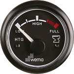 Индикатор уровня сточных вод Wema HTG-BB 110397 240-30Ом 12/24В Ø62мм чёрный циферблат с чёрным кольцом