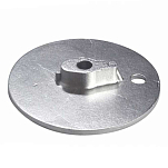 Tecnoseal 2626323 Verado Bravo Цинковая пластина Анод  Silver 112 x 18 mm 